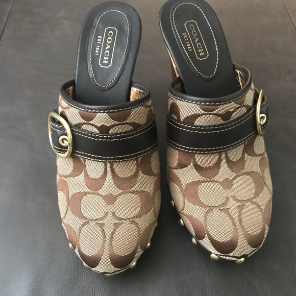 Coach Willow Clogs Authentic 6.5 - Picture 3 of 8